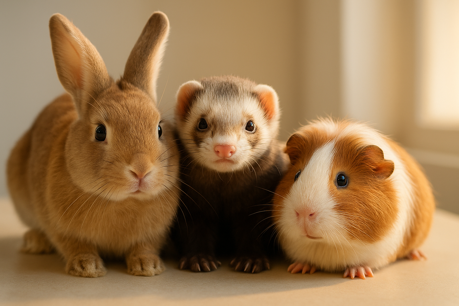 Noms originaux pour lapin, furet et cochon d'Inde : idées uniques pour vos petits compagnons